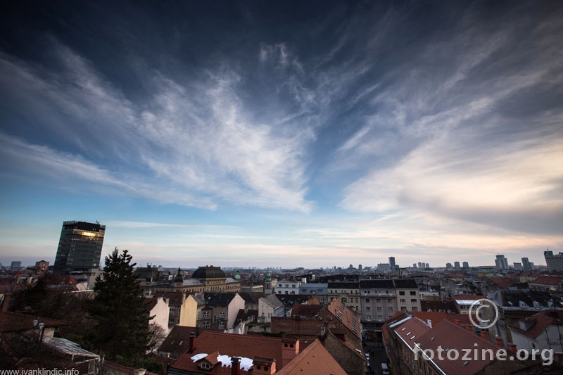 Panorama iznad Zagreba