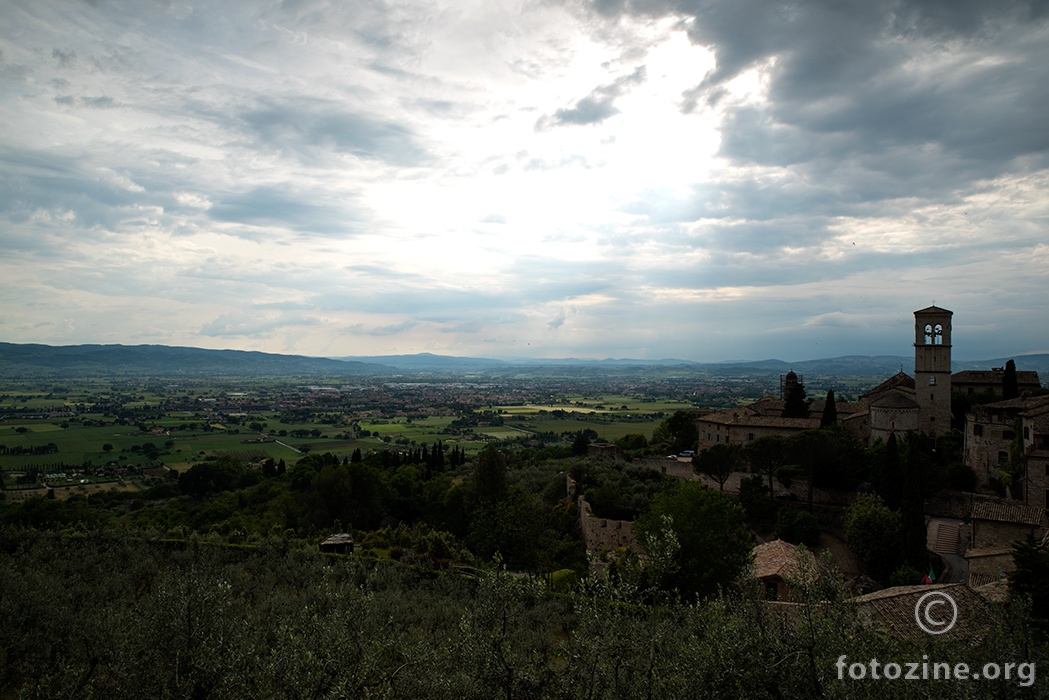 Pogled na Assisi