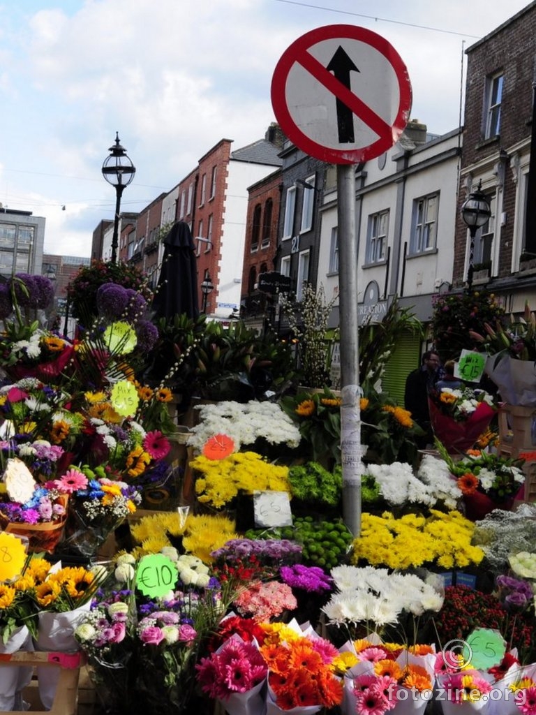 Zabrana prometa preko cvijeća(Dublin)