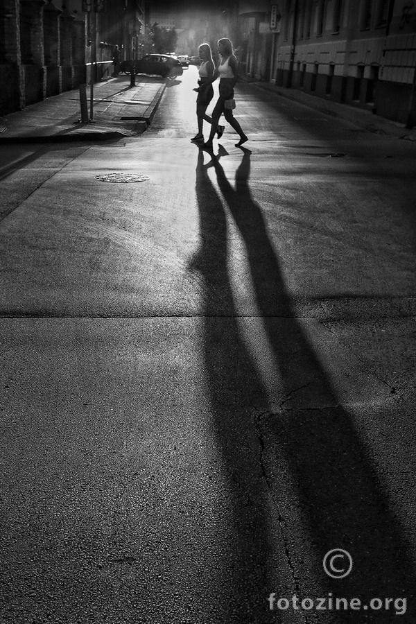 City shadows