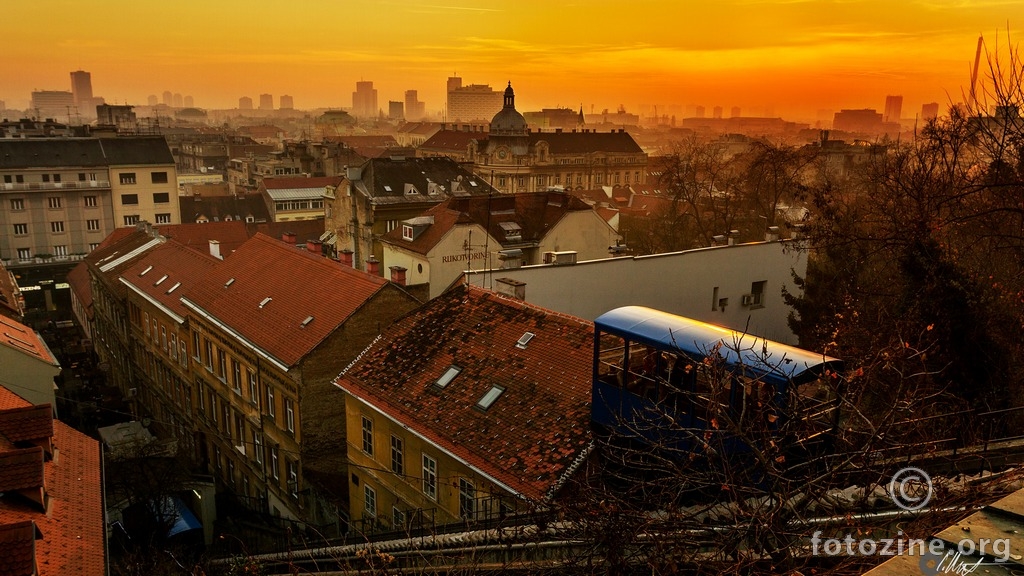 Zalazak u Zagrebu