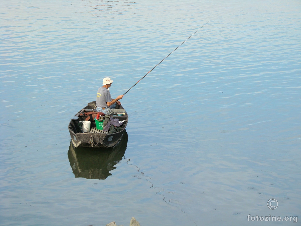 ribič na dunavu