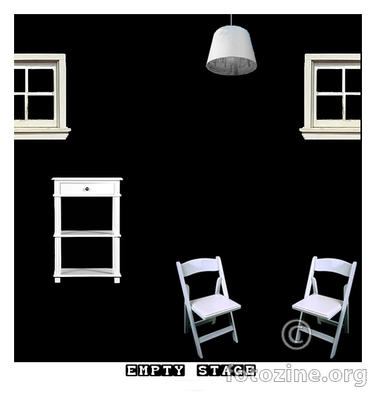 Empty stage