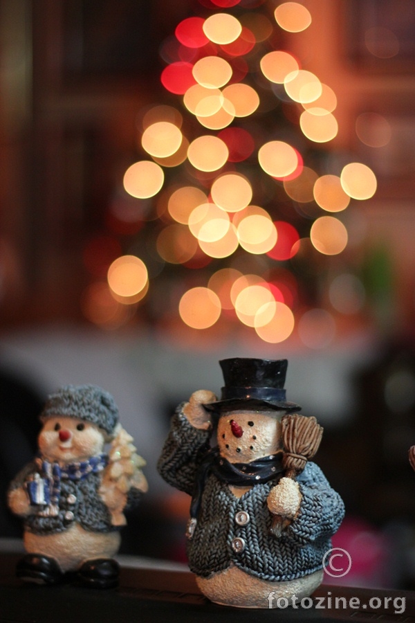 božićni bokeh