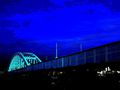 Blue bridge in…