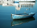 blue boat