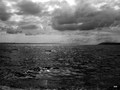 B&W sea