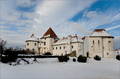 Snowy castle